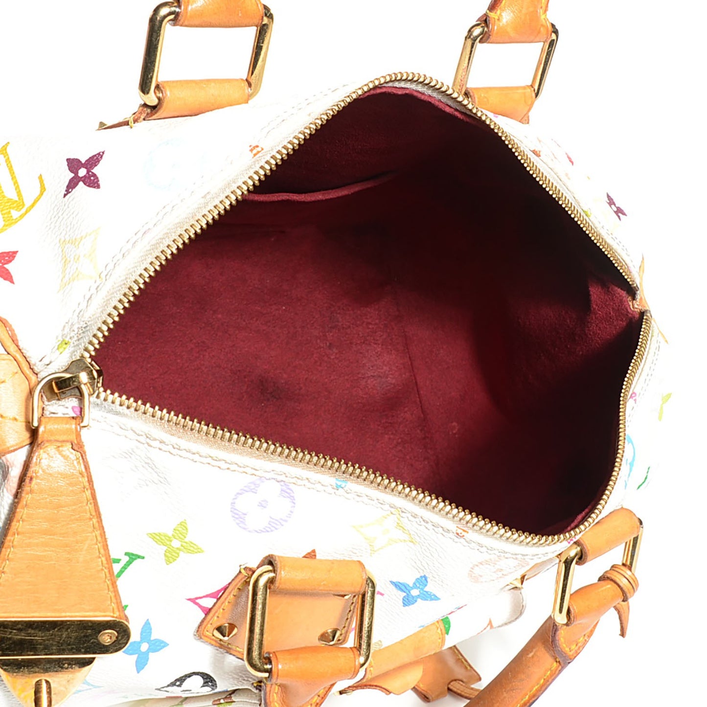 Monogram Multicolor Speedy 30 White