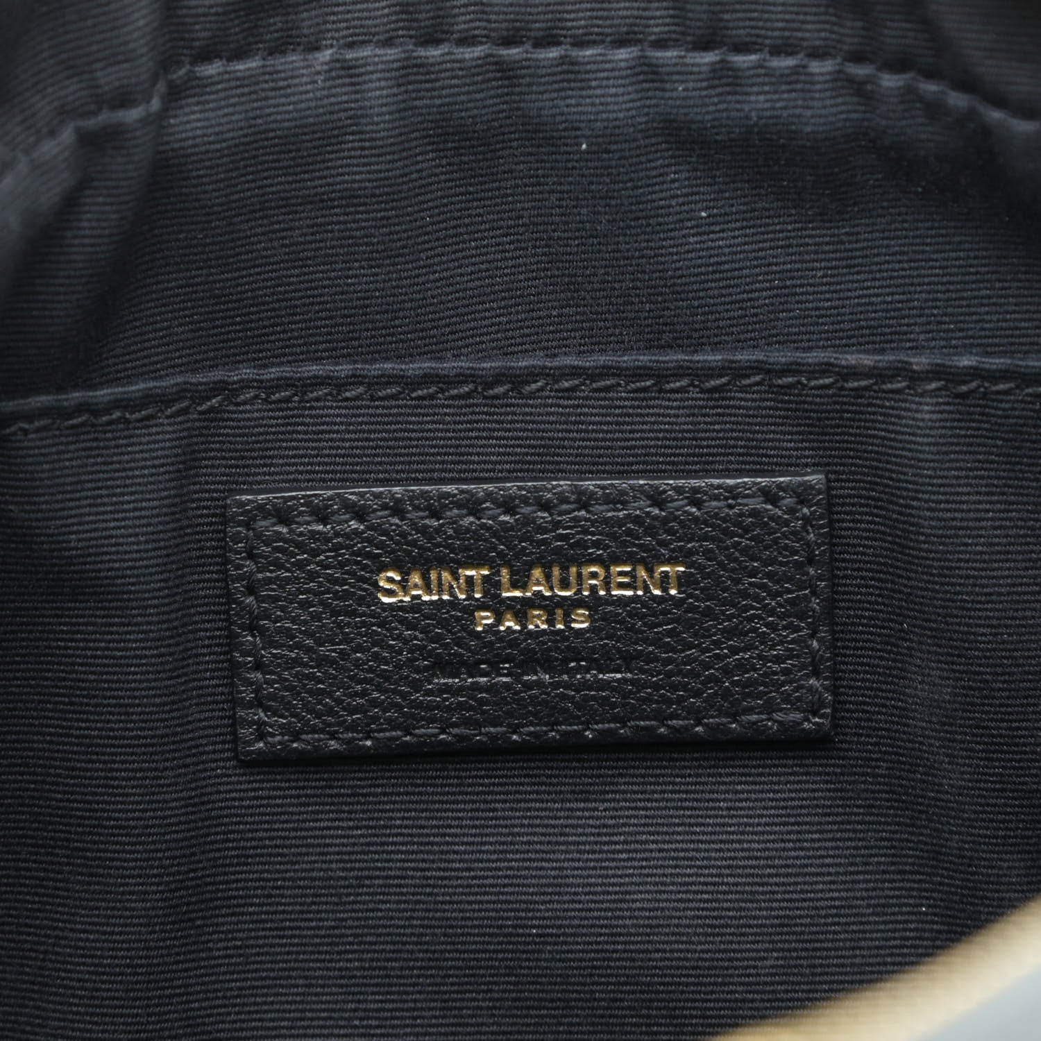 Saint Laurent Calfskin Matelasse Monogram Lou Camera Bag Dark Smog 9 of 12