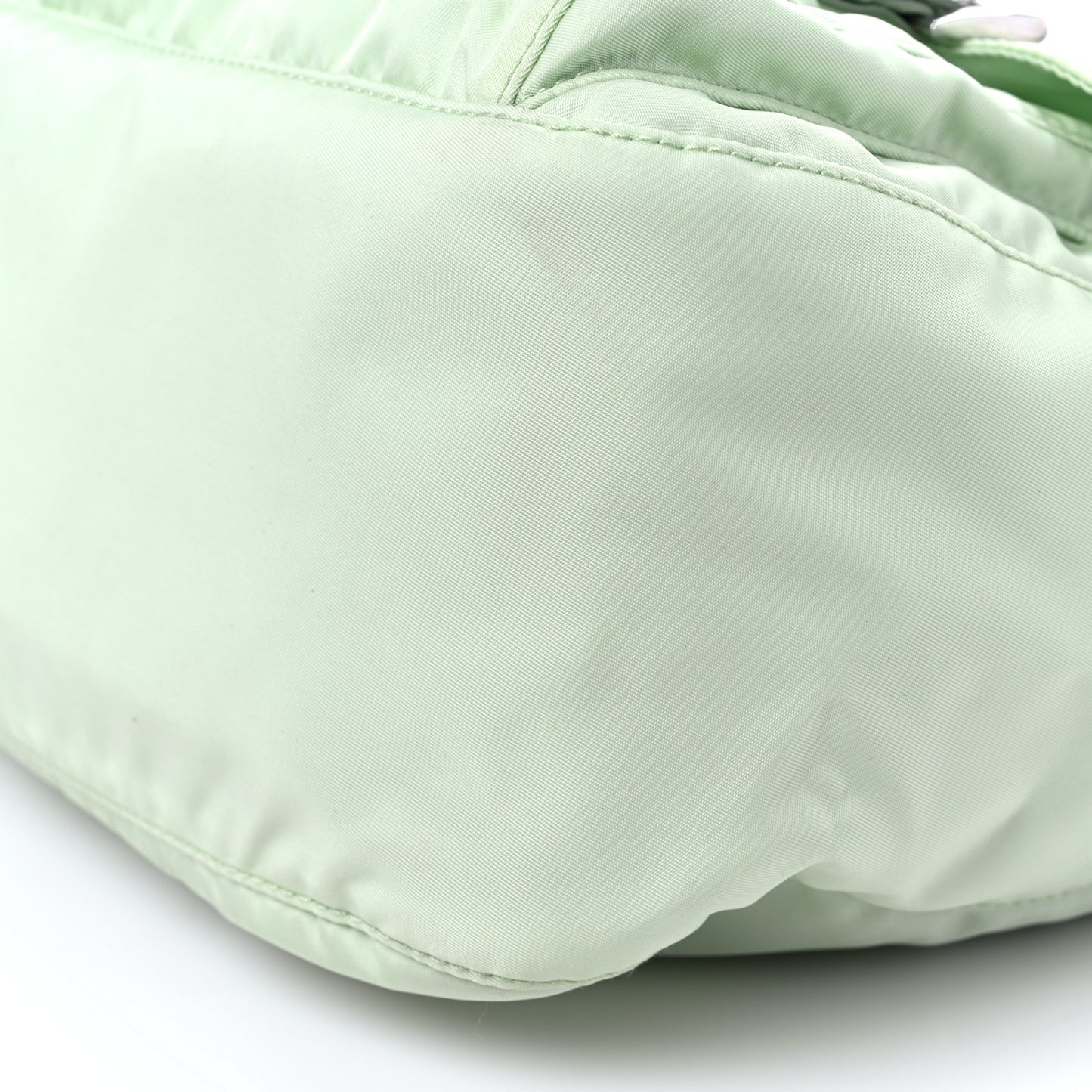 Re-Nylon Single Pocket Messenger Bag Acqua