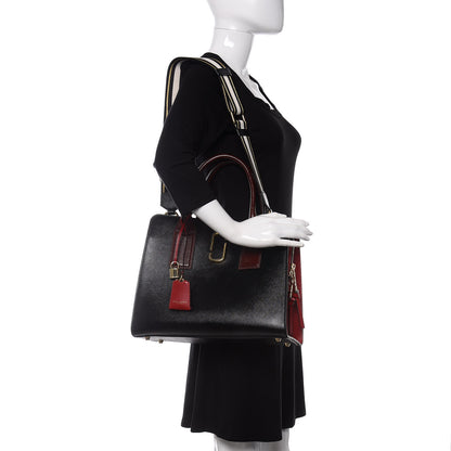Marc Jacobs Saffiano Big Shot Tote Red Black 3 of 10