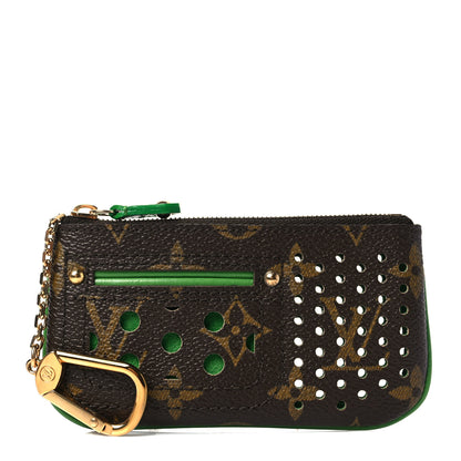 Louis Vuitton Monogram Perforated Key Pouch Green 1 of 8