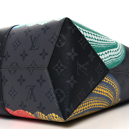 Louis Vuitton LOUIS VUITTON X YK Monogram Eclipse Reverse Pumpkin Weekend Tote Multicolor 9 of 10