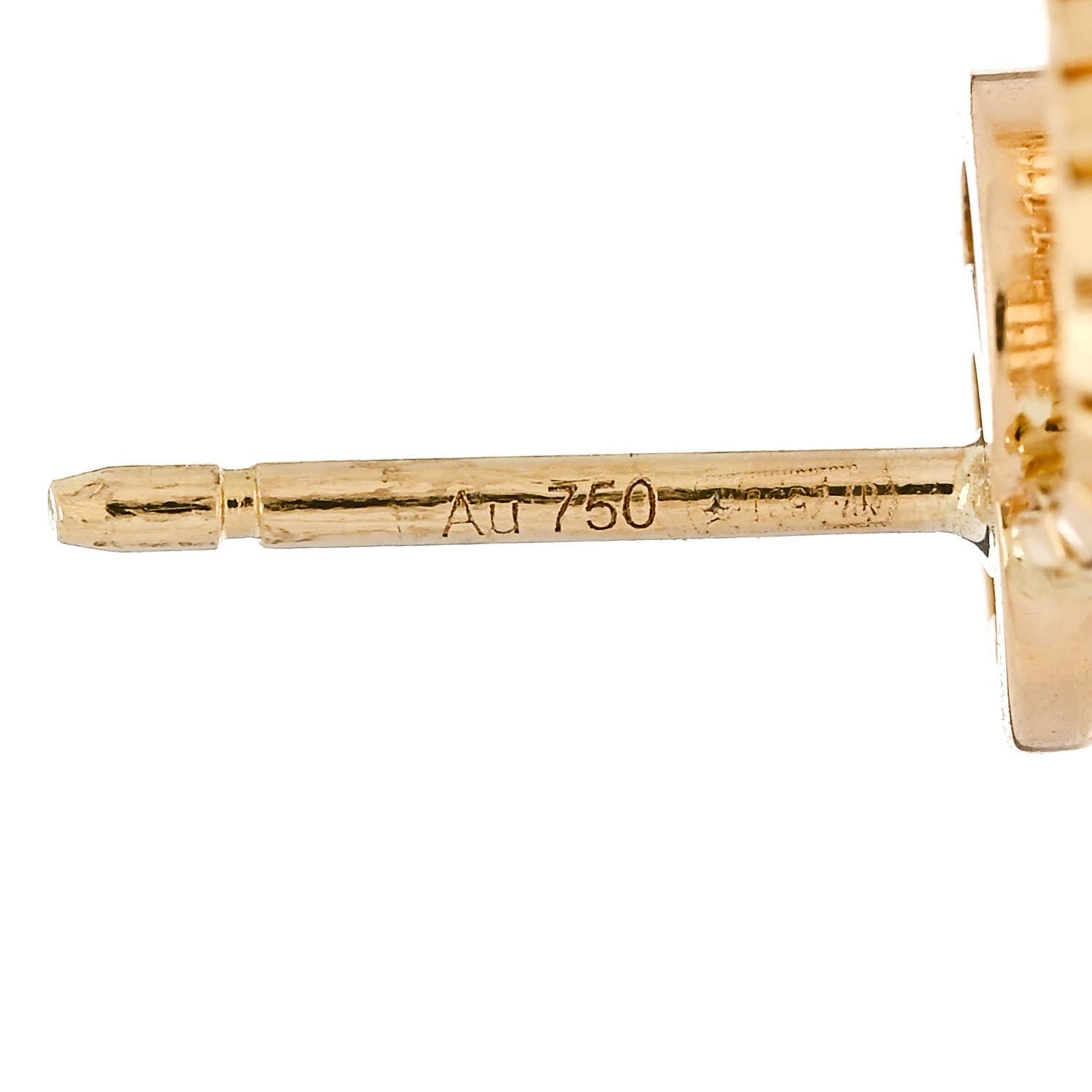 Gucci 18K Yellow Gold Running G Drop Chain Earrings 4 of 5