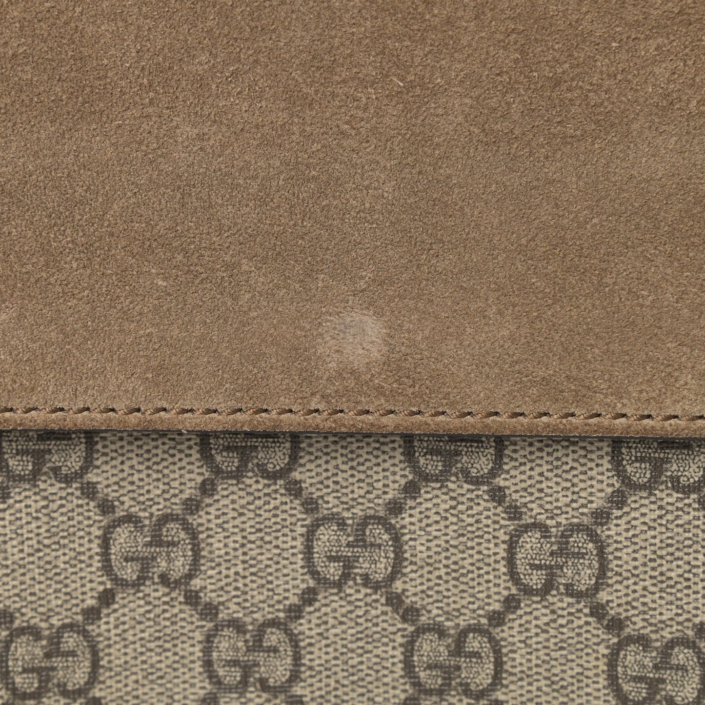GG Supreme Monogram Small Dionysus Shoulder Bag Taupe