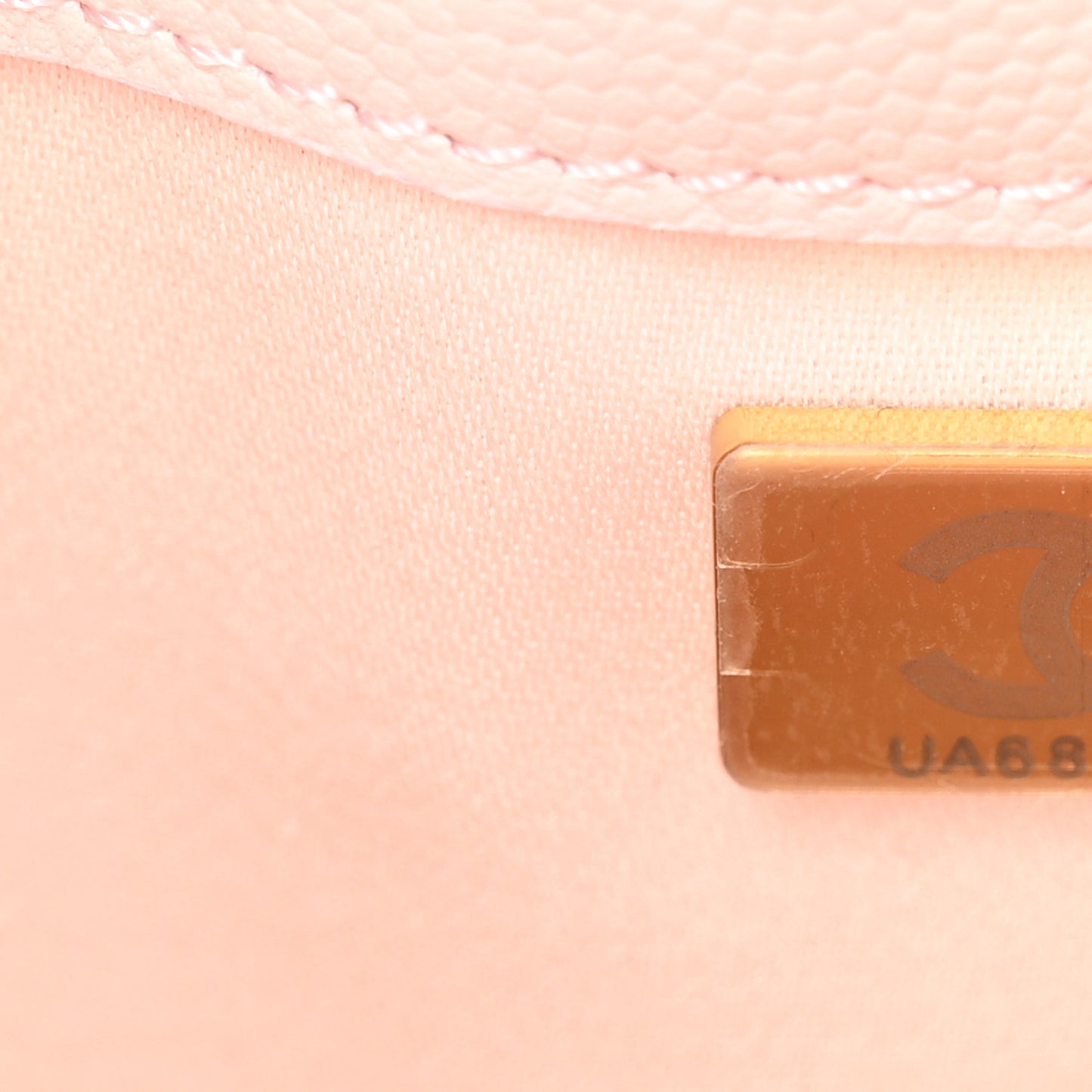Caviar Quilted Mini Chanel 25 Handbag Light Pink