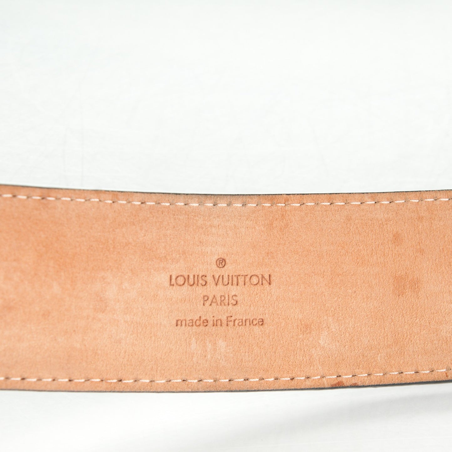 Epi Electric 40mm LV Initiales Belt 80 32 Black