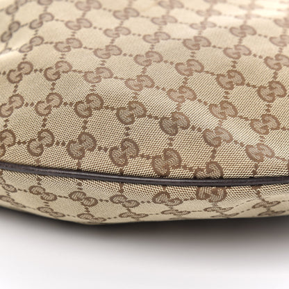 Gucci Monogram Large Wave Hobo Dark Brown 8 of 10