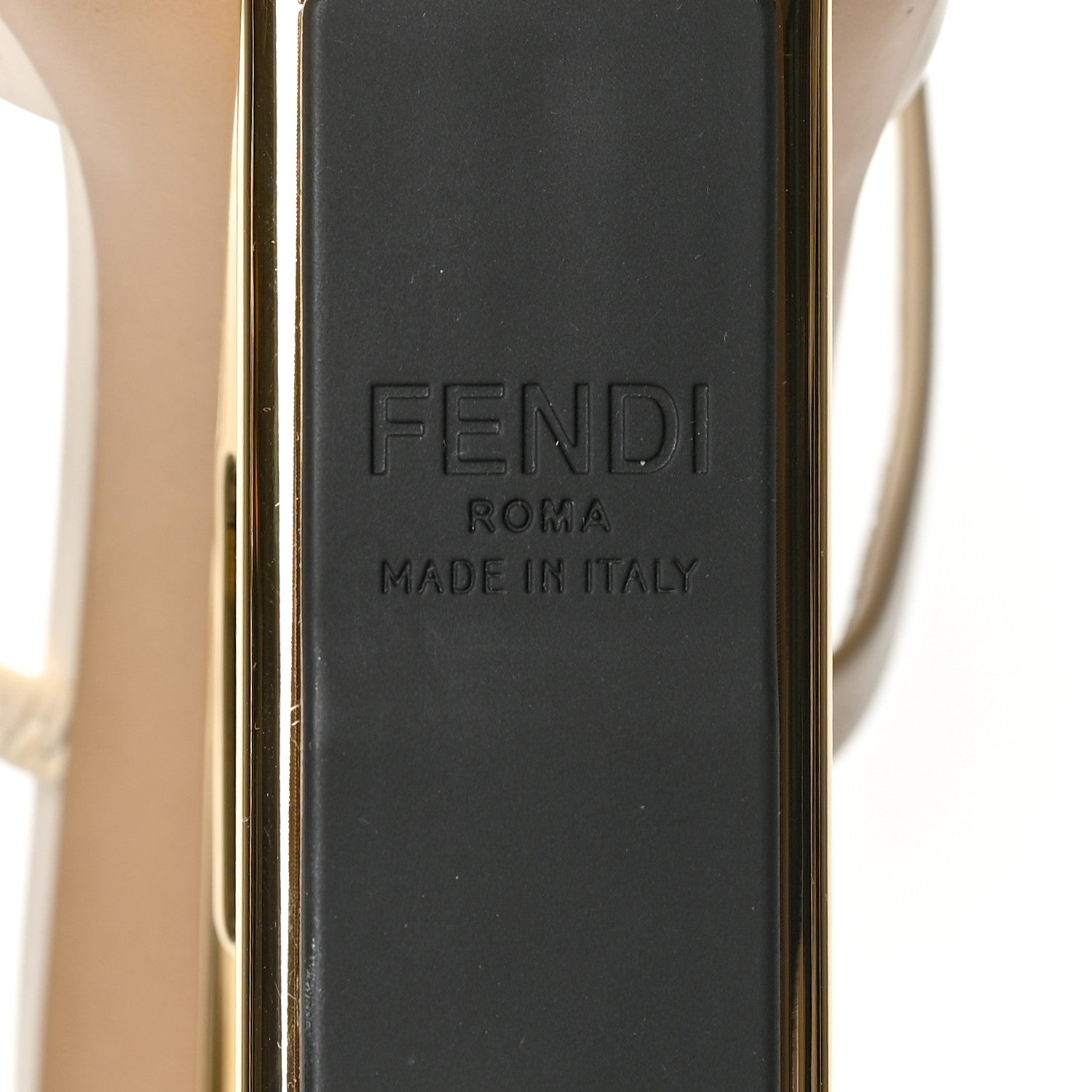 Fendi Vitello Fendi First 95mm Slide Sandals 40 Connecticut 7 of 8