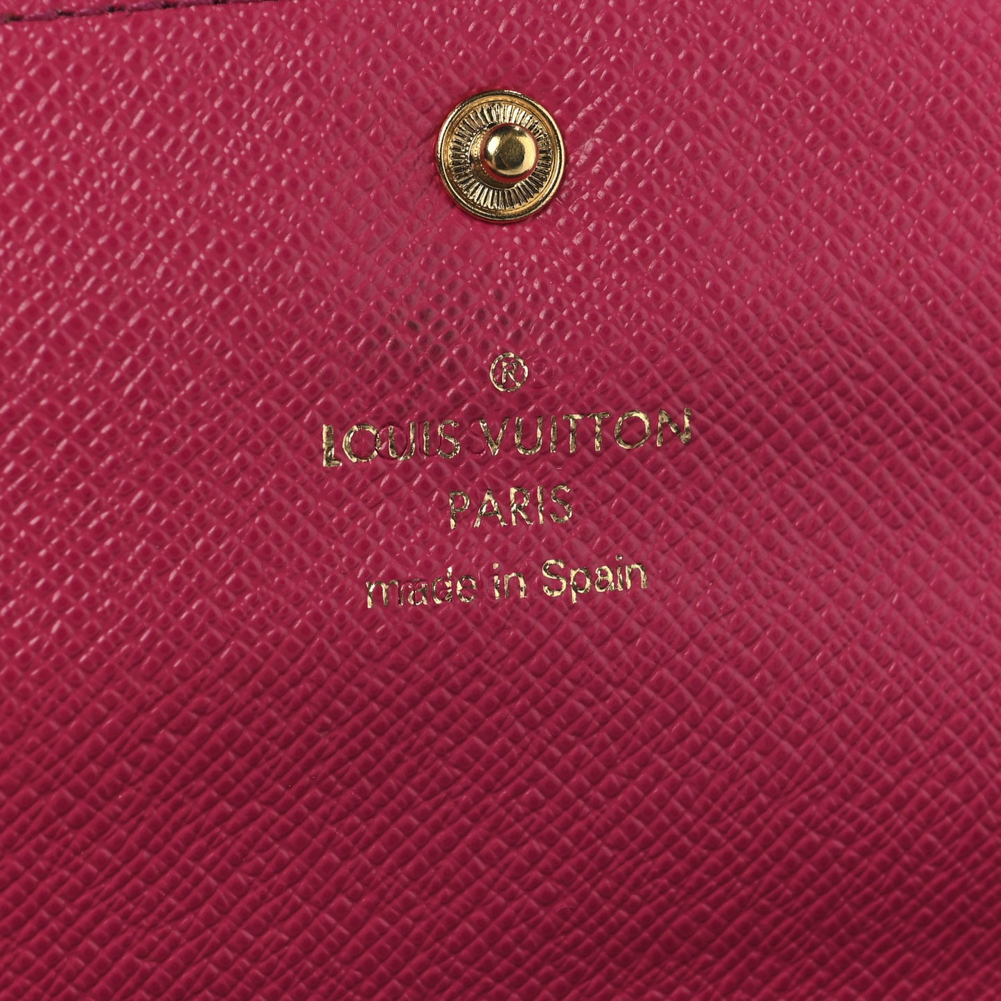 Monogram Emilie Wallet Hot Pink