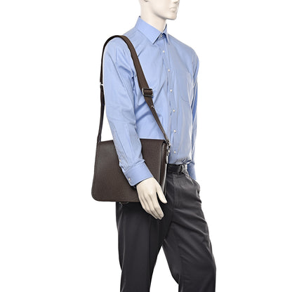 Louis Vuitton Taiga Andrei Messenger Bag Grizzli 2 of 12