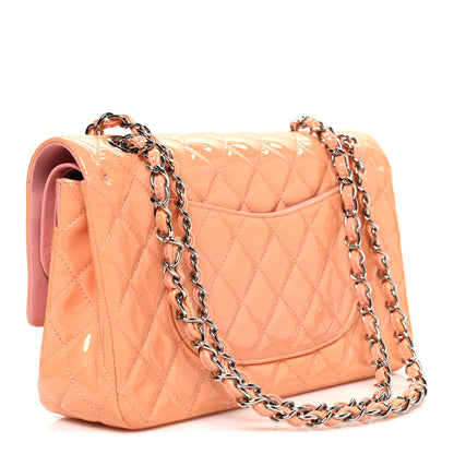 Chanel Patent Quilted Medium Double Flap Light Pink 3 of 10