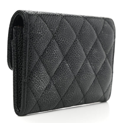 Chanel Caviar Quilted Flap Card Holder Black 3 of 7