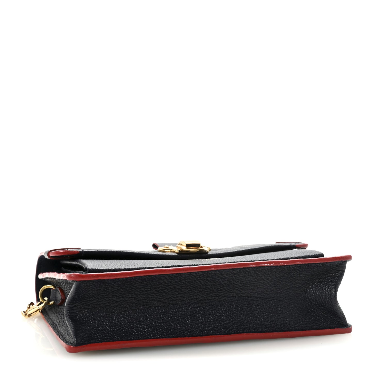 Empreinte Vavin Chain Wallet Marine Rouge