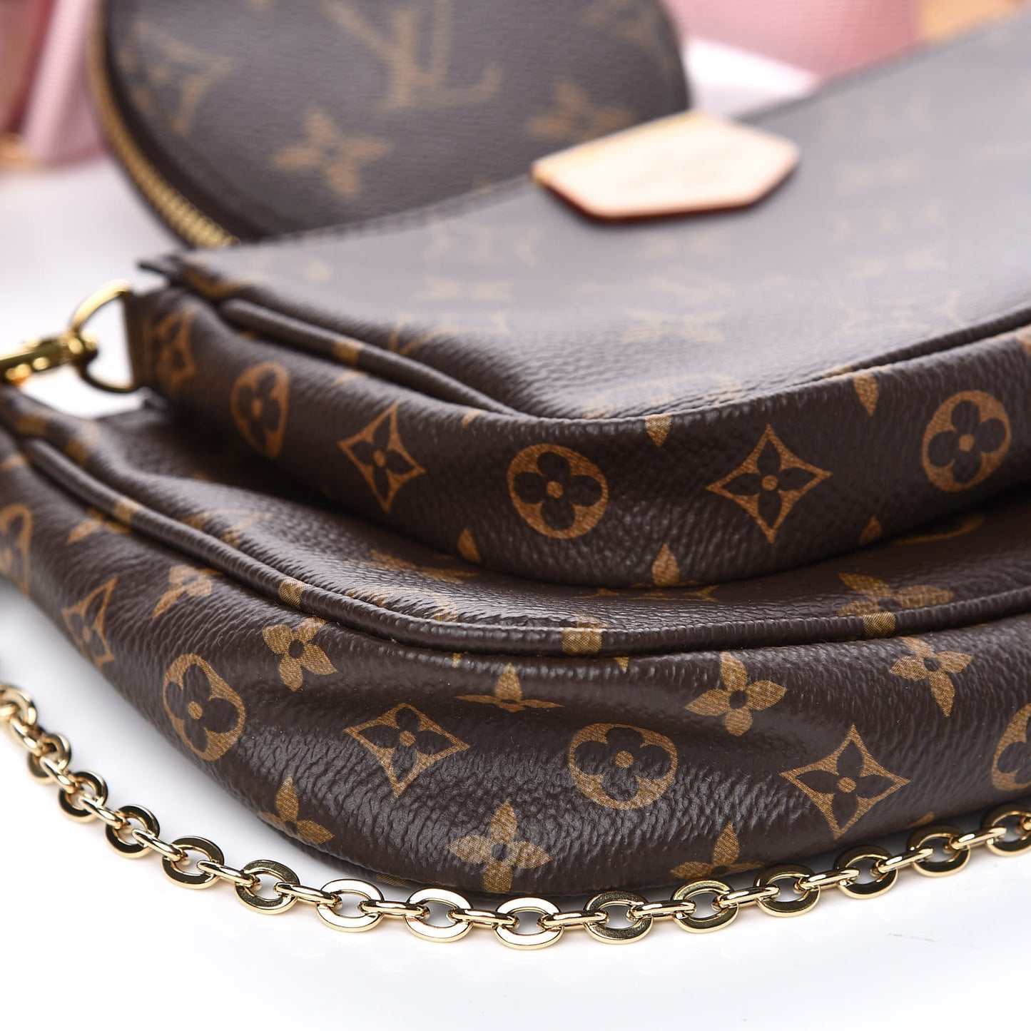 Monogram Multi Pochette Accessories Rose Clair