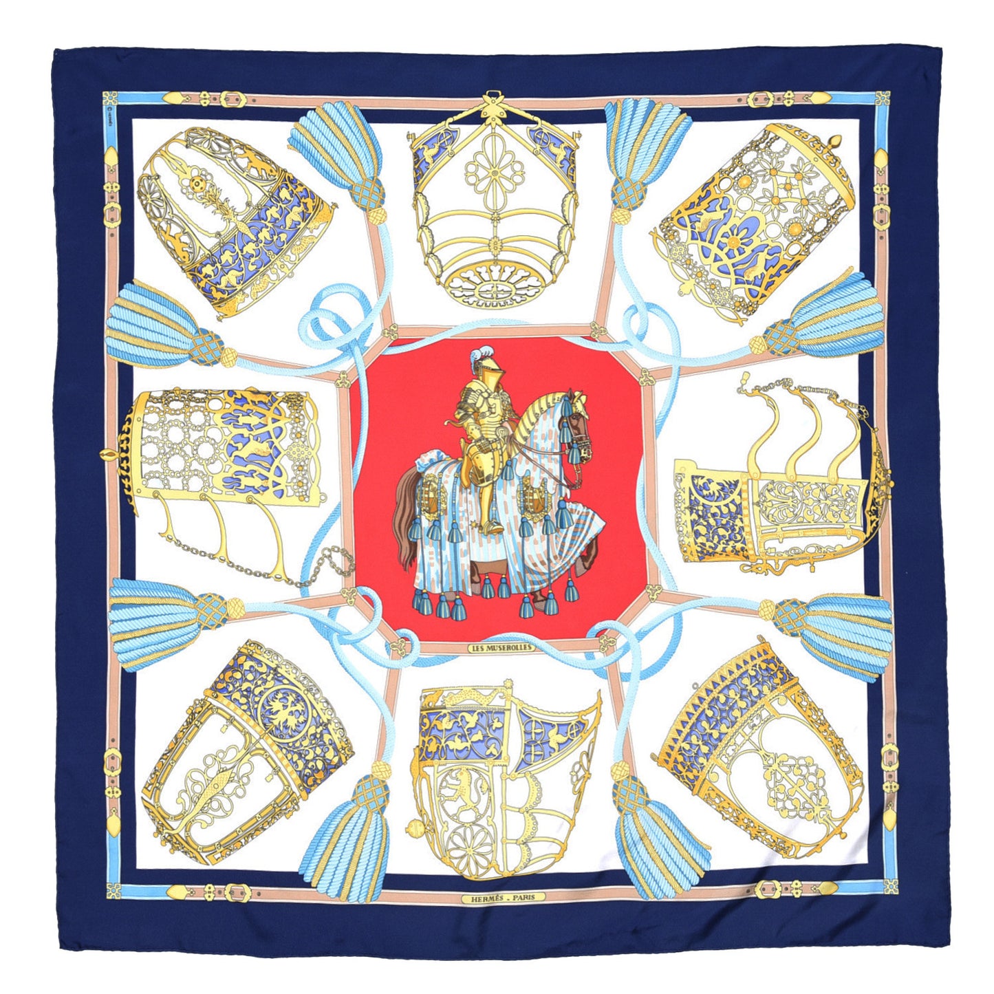 Silk Les Muserolles Scarf 90