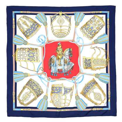 Hermes Silk Les Muserolles Scarf 90 1 of 6