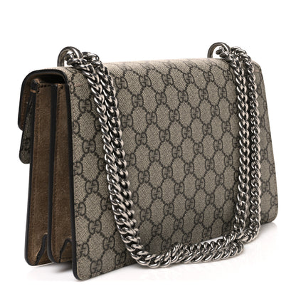 Gucci GG Supreme Monogram Small Dionysus Shoulder Bag Taupe 2 of 10