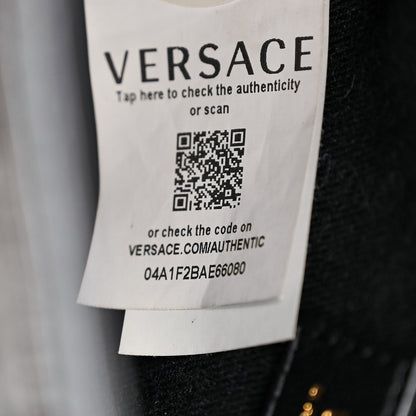 Versace Patent Quilted Icon Shoulder Bag Black 7 of 14