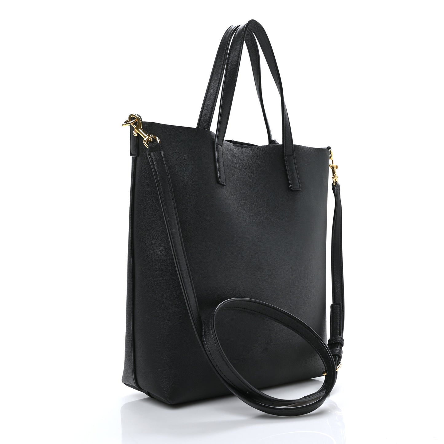 Calfskin Toy Shopping Tote Black