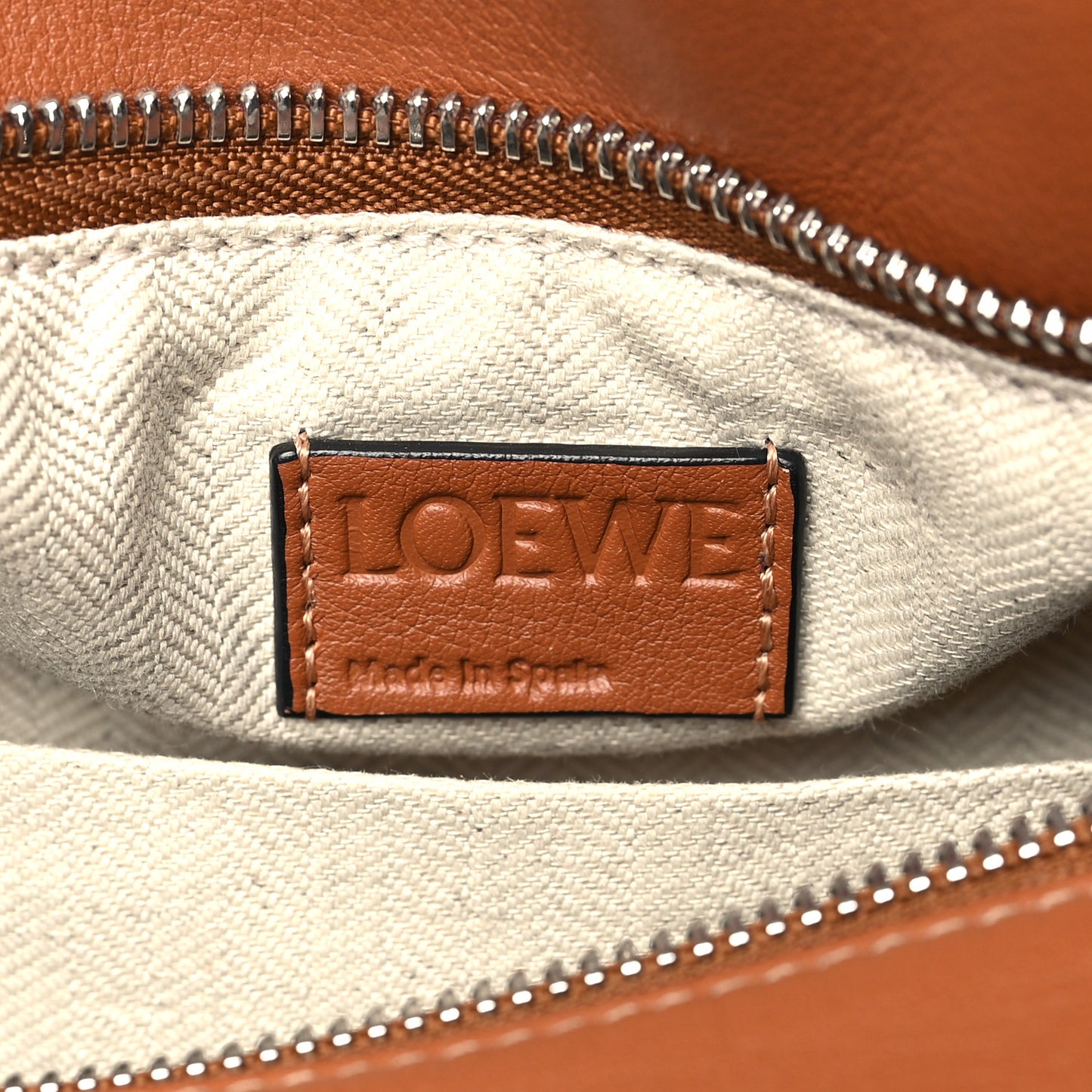 Calfskin Small Puzzle Bag Tan
