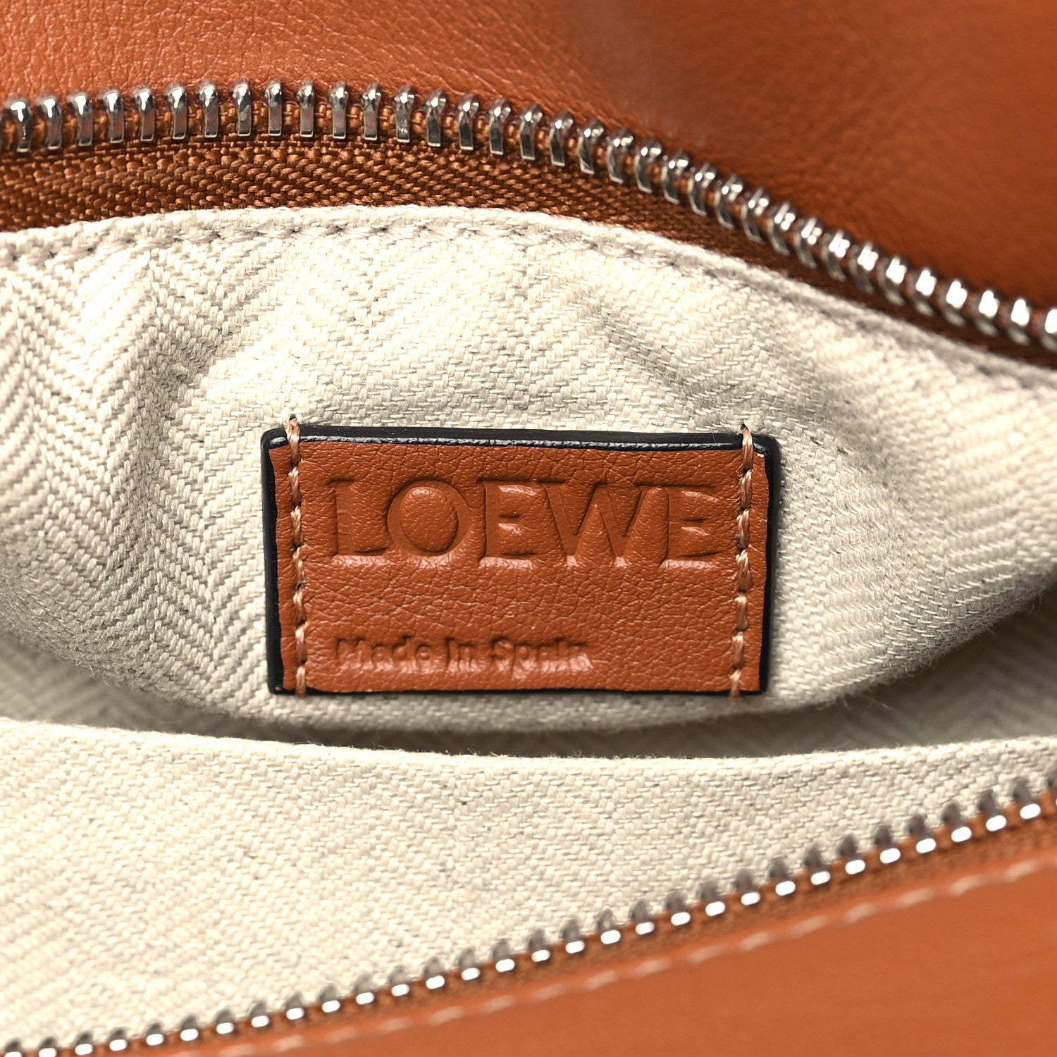 Loewe Calfskin Small Puzzle Bag Tan 6 of 8