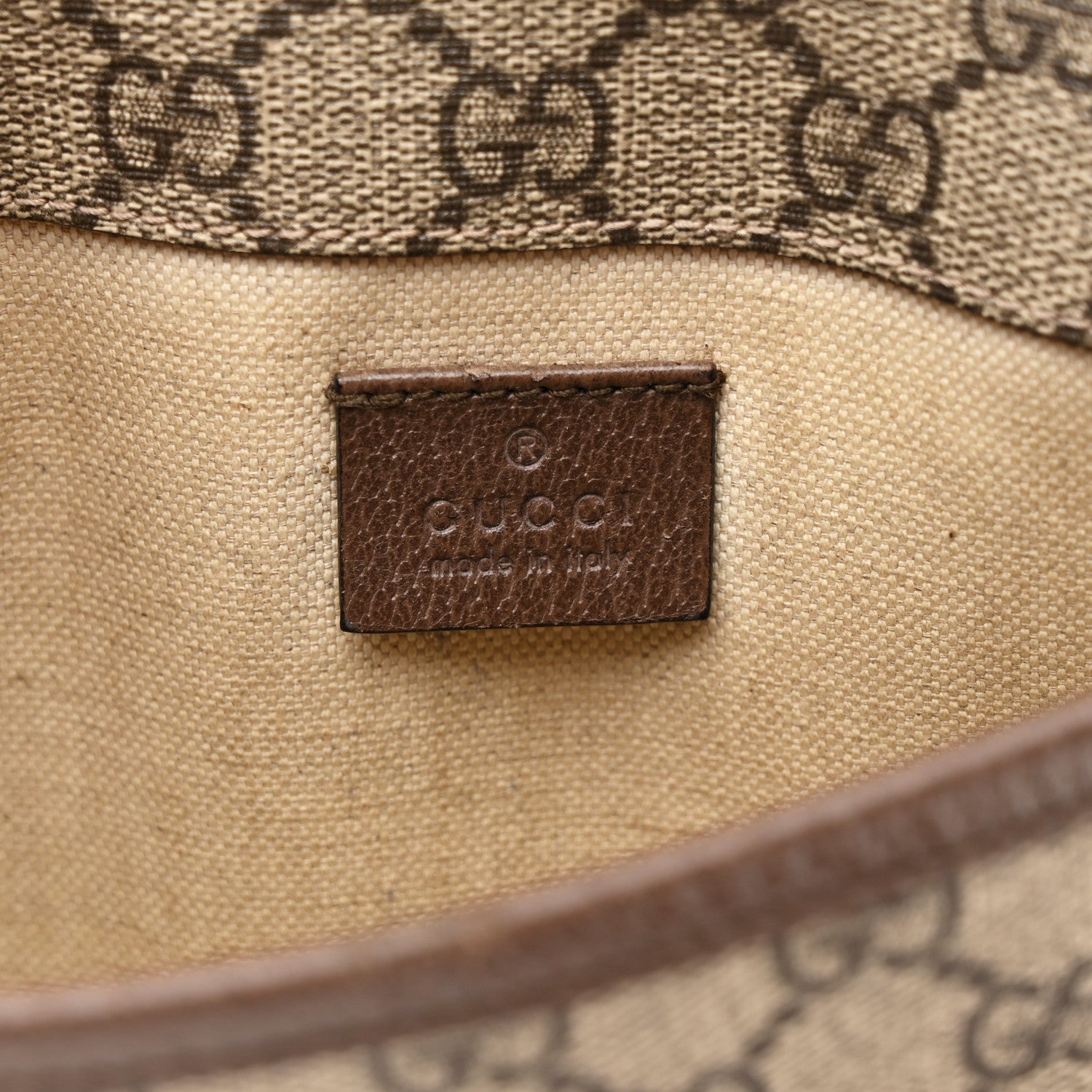 Gucci GG Supreme Monogram Neo Vintage Web Belt Bag Brown 6 of 11