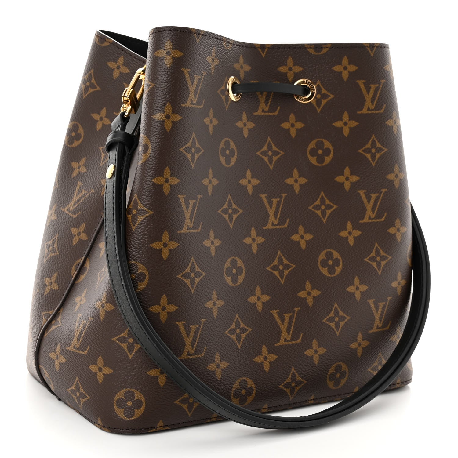 Louis Vuitton Monogram Neonoe MM Black 3 of 9