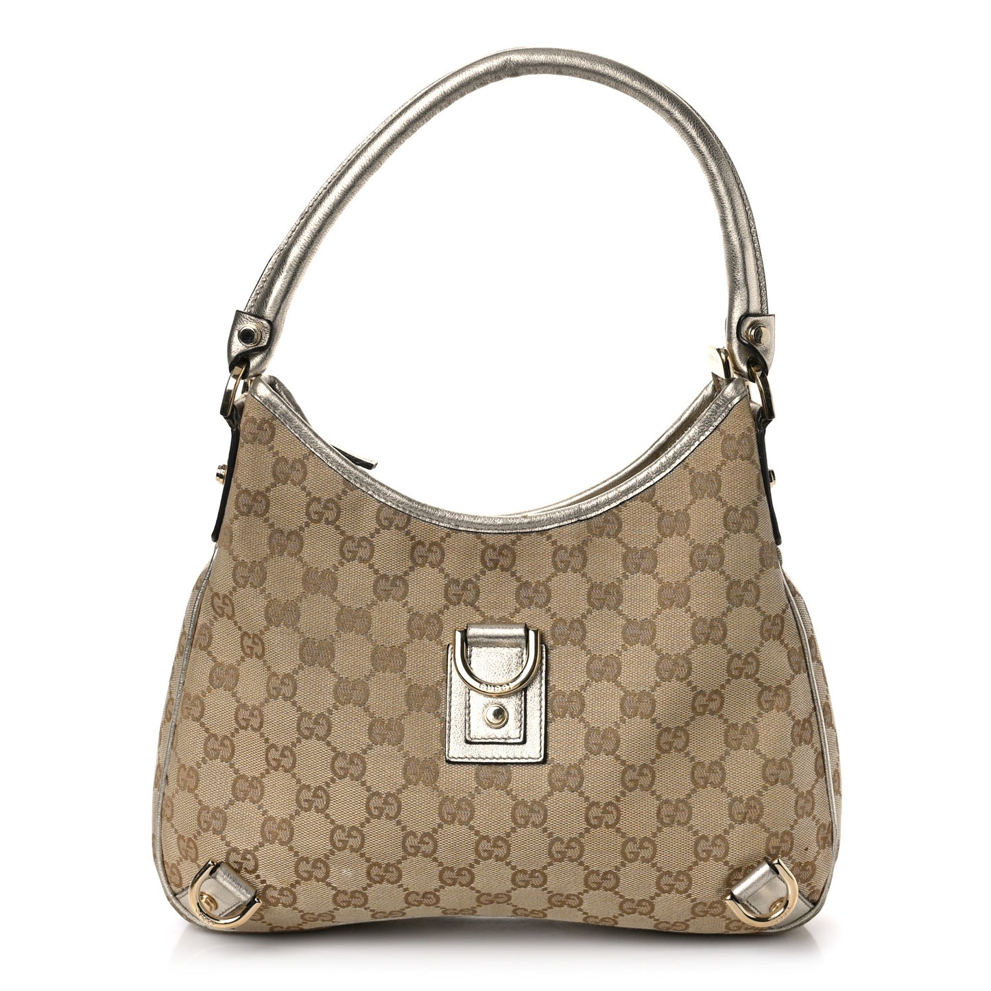 Monogram Medium Abbey D Ring Hobo Gold