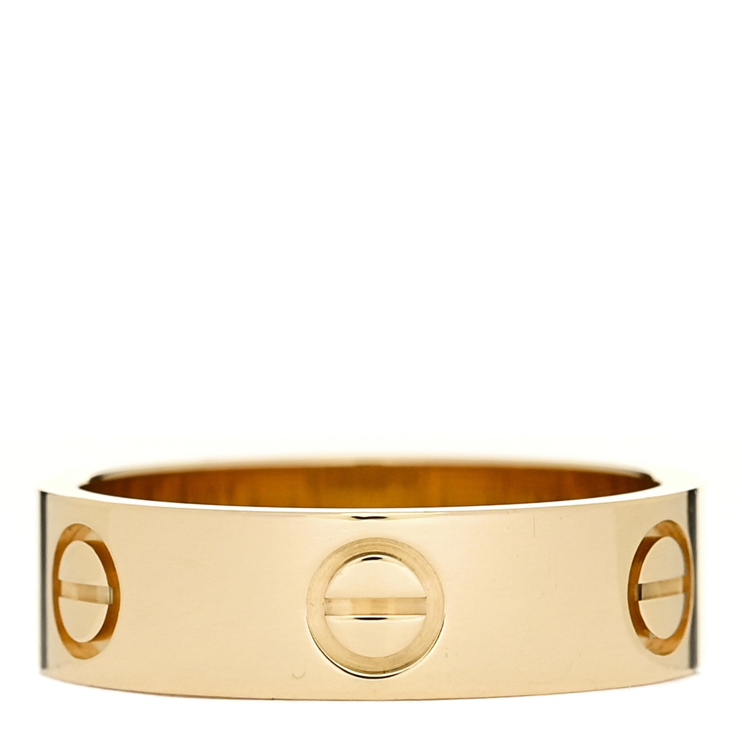 18K Yellow Gold 5.5mm LOVE Ring 54 6.75