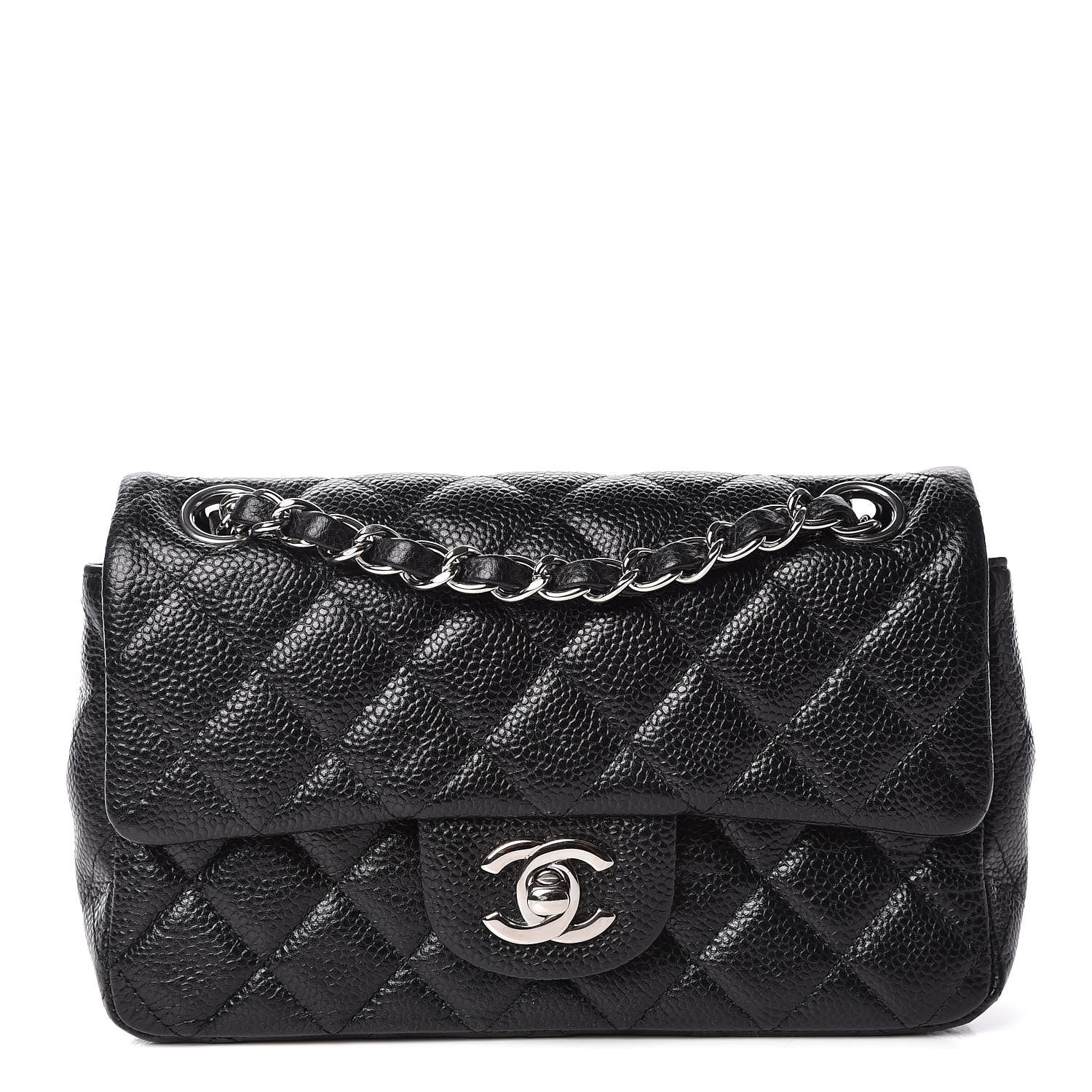 Chanel Caviar Quilted Mini Rectangular Flap Black 1 of 12