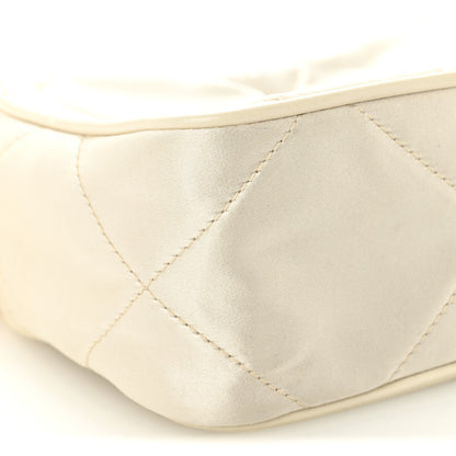 Chanel Satin Quilted CC Tassel Camera Case White 9 of 10