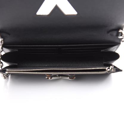 Louis Vuitton Epi Twist Chain Wallet Black 5 of 7