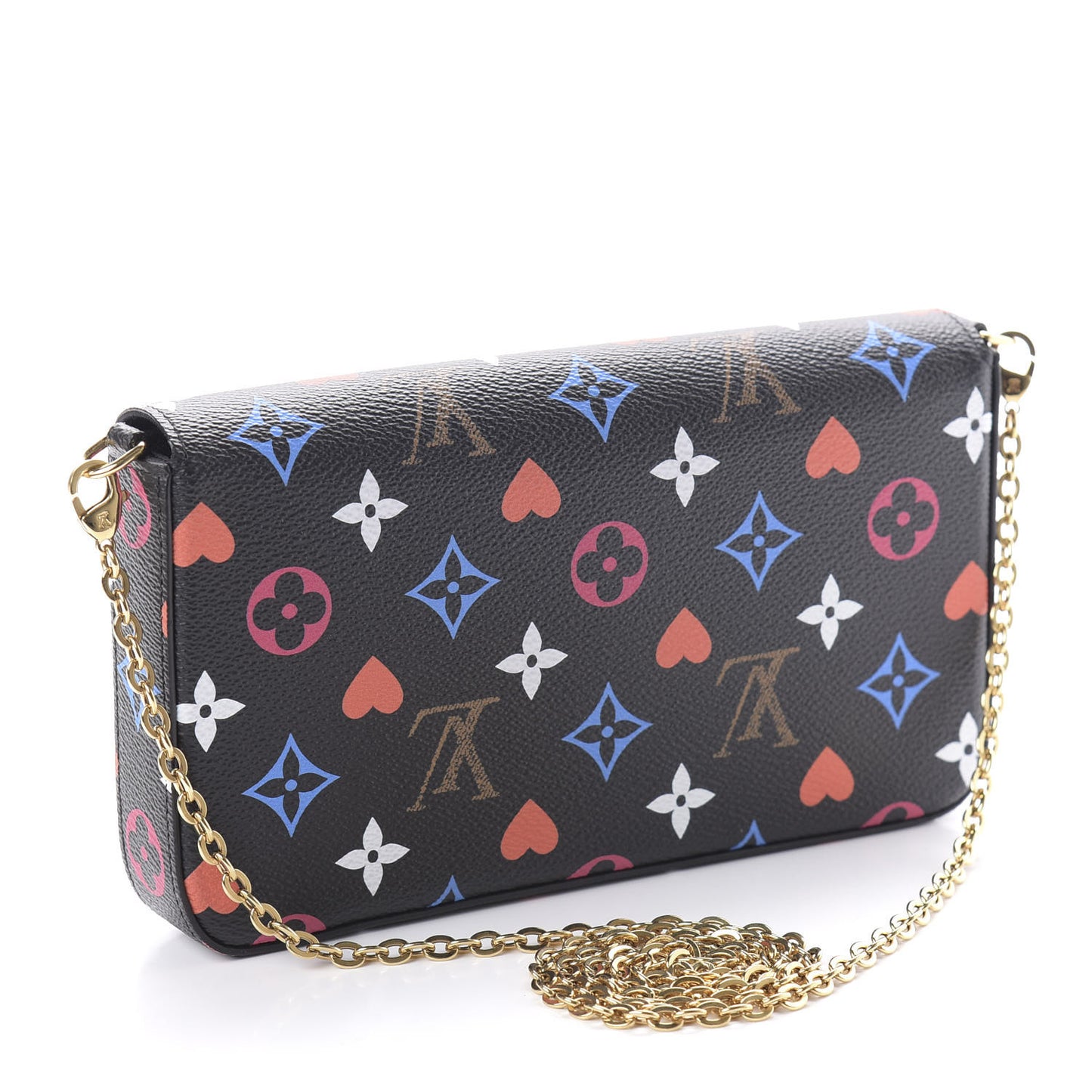 Game On Felicie Chain Wallet Black