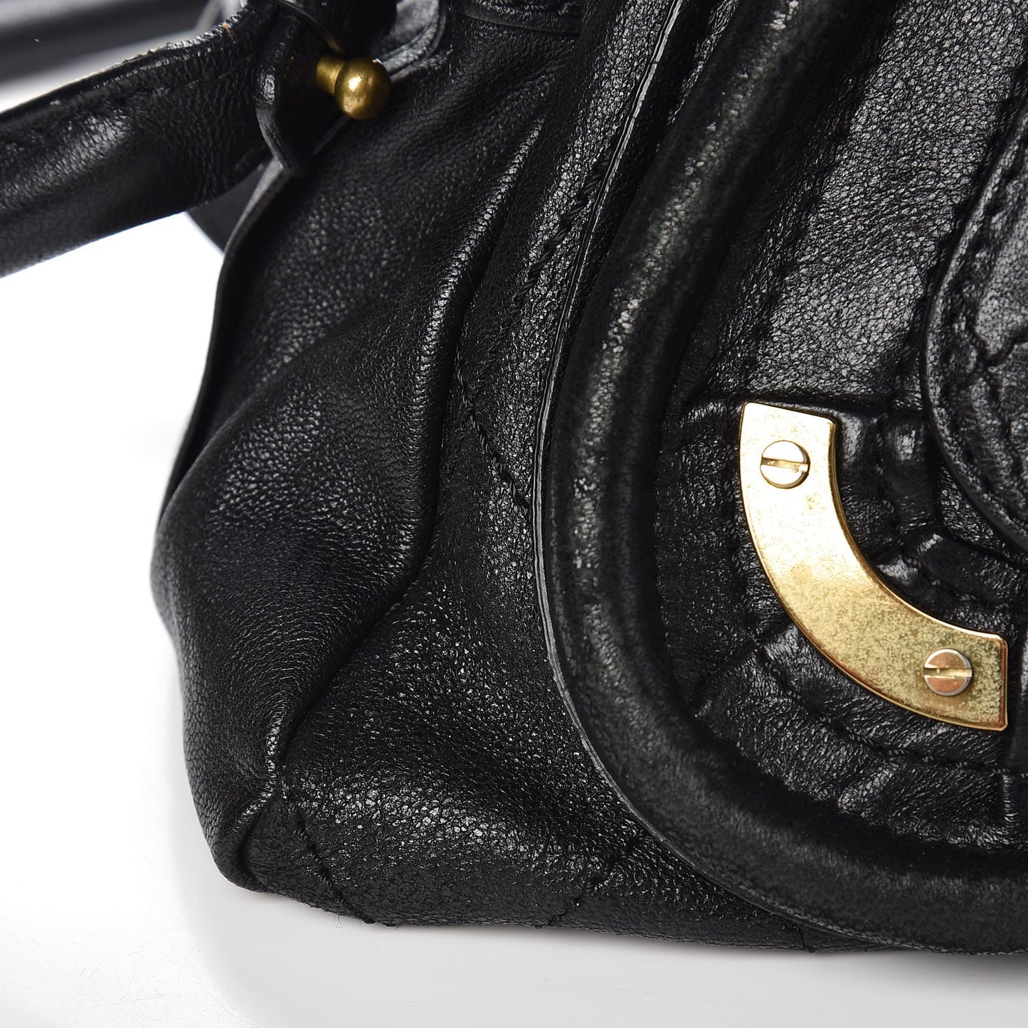 Sheepskin Quilted Small Paraty Black