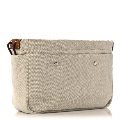 Hermes Canvas Barenia Fourbi 20 PM Pouch Naturel Fauve 3 of 10