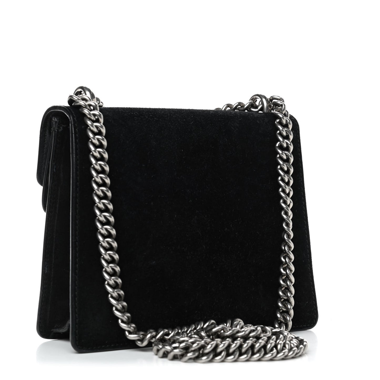 Suede Mini Dionysus Shoulder Bag Black