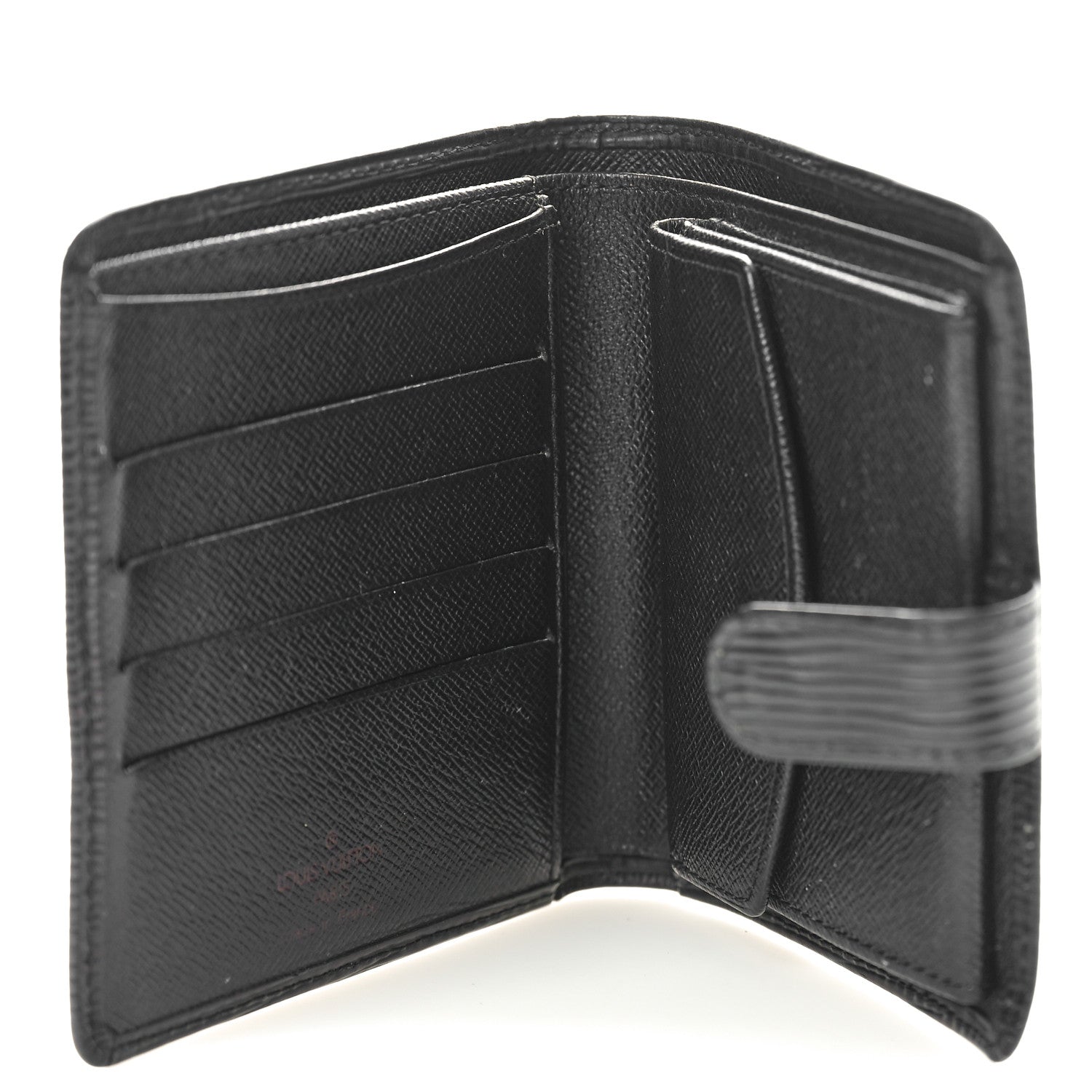 Louis Vuitton Epi Porte-Billets Compact Wallet Black 5 of 8