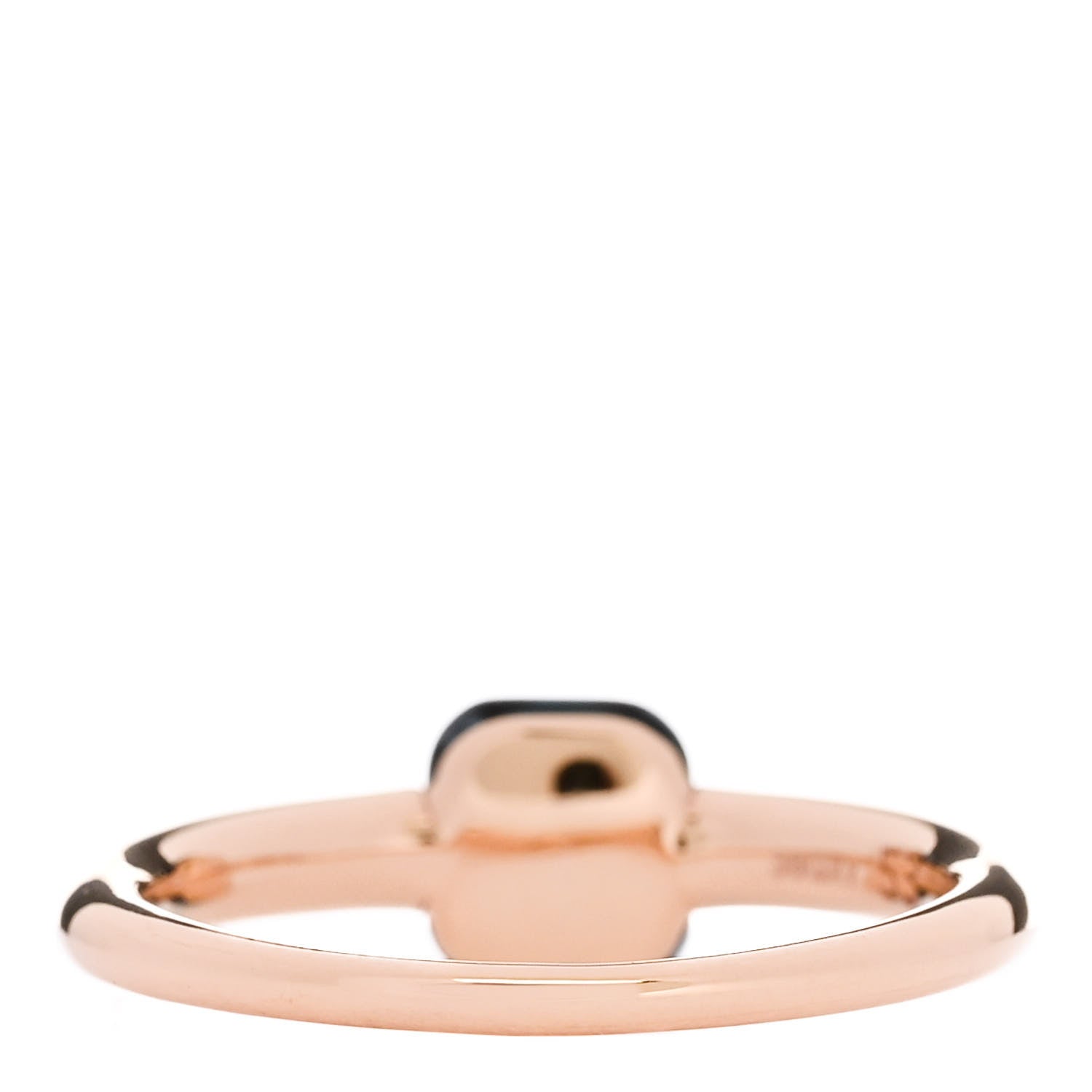 Pomellato 18K Rose Gold London Blue Topaz M'Ama Non M'Ama Ring 53 6.25 4 of 7