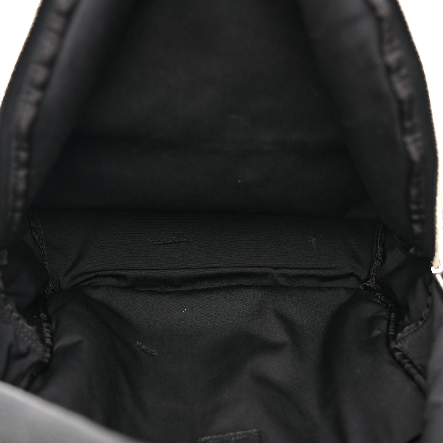 Oblique Calfskin Rider Backpack Beige Black