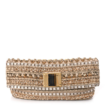 Louis Vuitton Canvas Crystal Embellished Altair Clutch 1 of 9