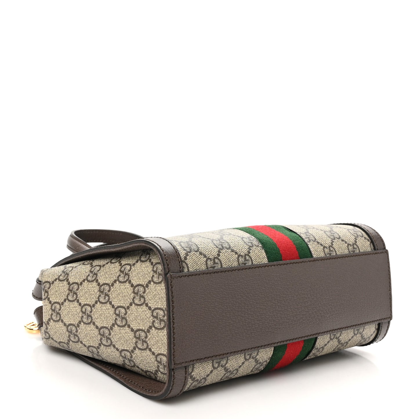 GG Supreme Monogram Small Ophidia Tote Bag Brown