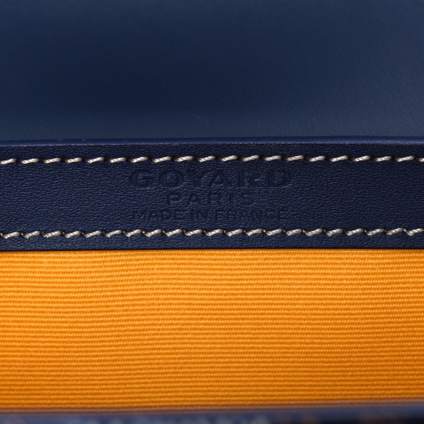 Goyardine Structure Mini Saigon Navy