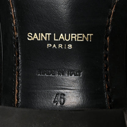 Saint Laurent Jodhpur Suede Mens Wyatt 30 Boots 46 Black 7 of 9