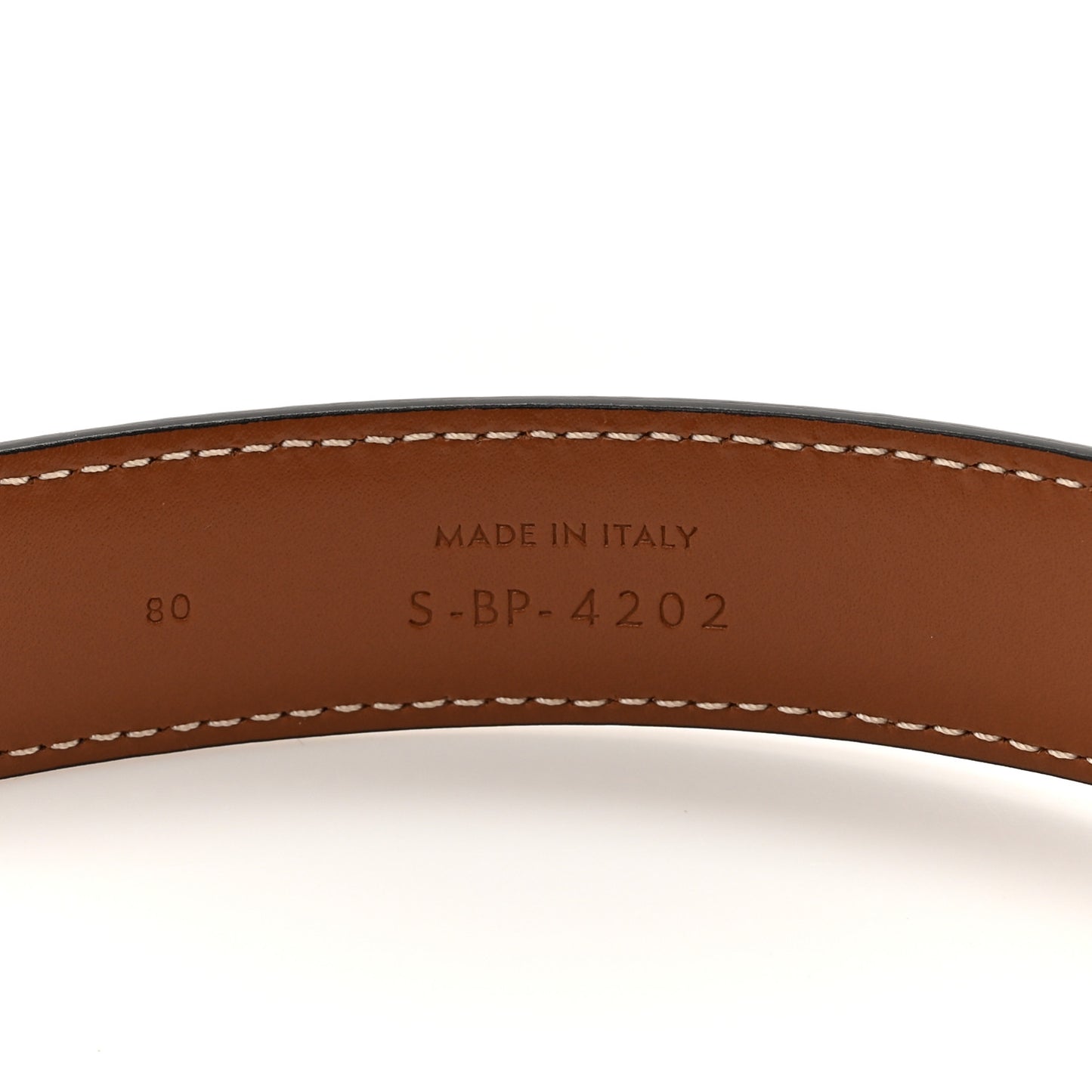Box Calfskin Small 18mm Triomphe Belt 80 32 Tan