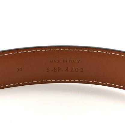 Celine Box Calfskin Small 18mm Triomphe Belt 80 32 Tan 5 of 6