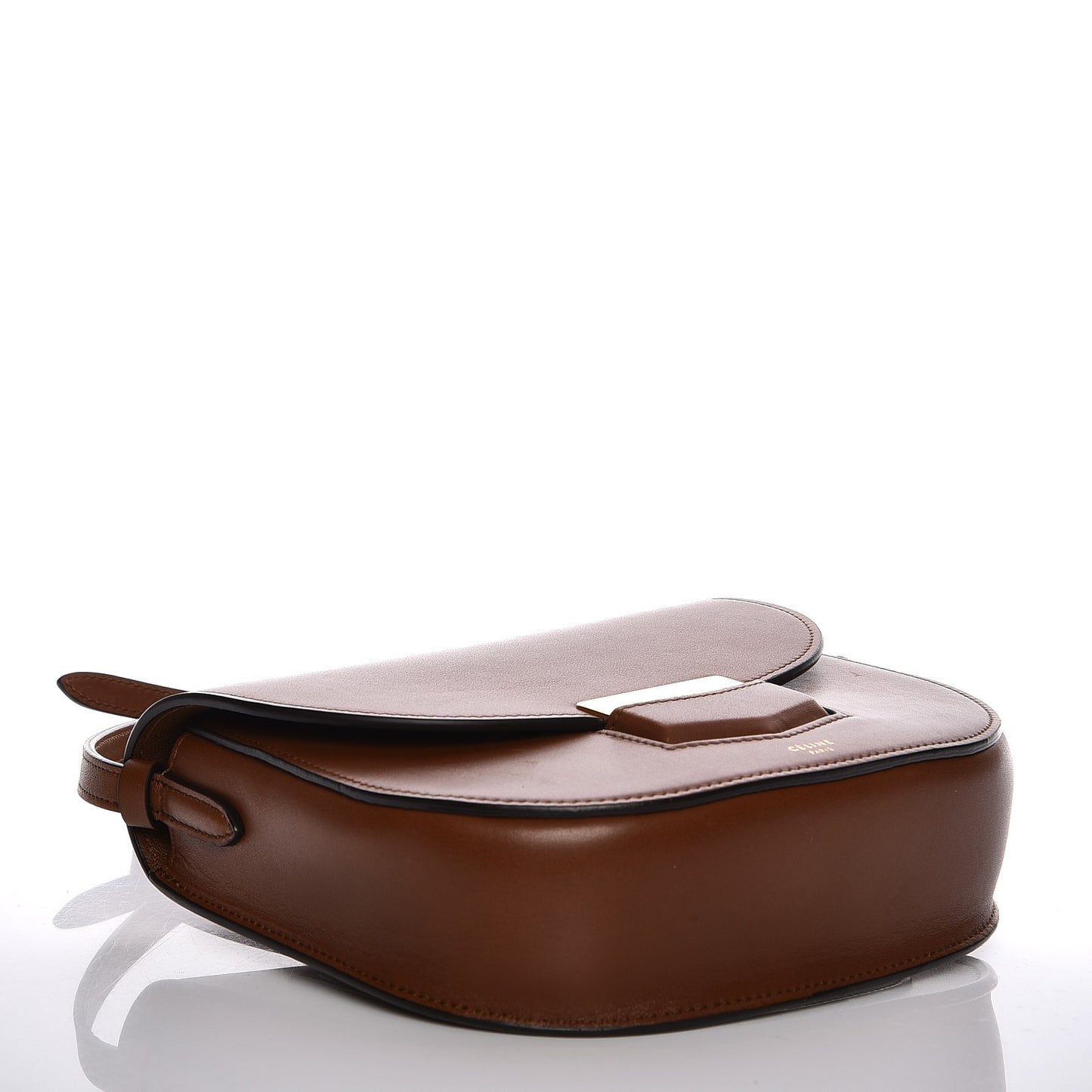Smooth Calfskin Small Trotteur Brown