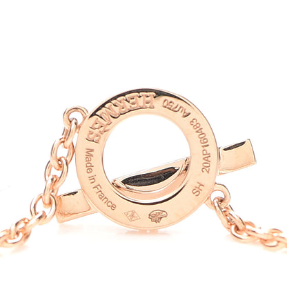 Hermes 18K Rose Gold Diamond Finesse Bracelet SH 4 of 5