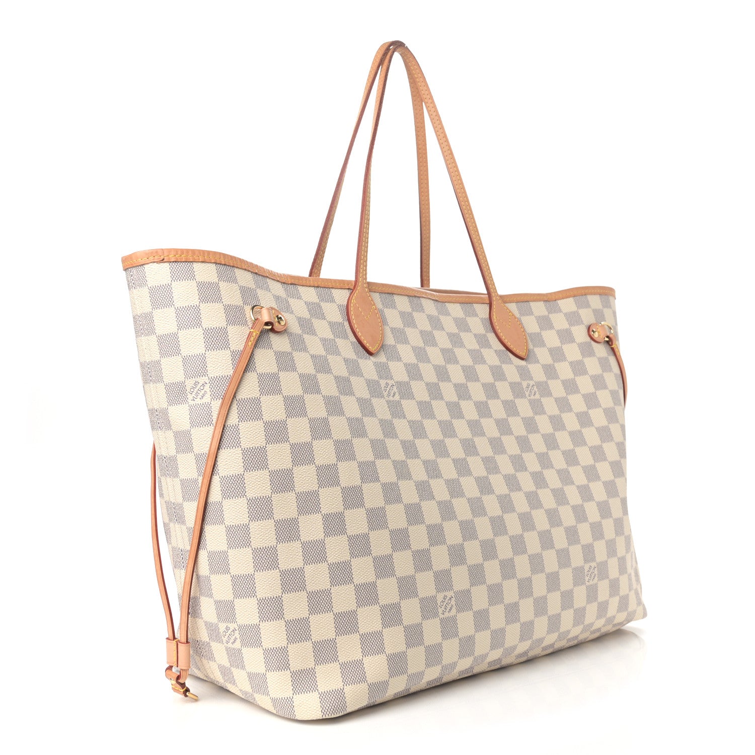 Louis Vuitton Damier Azur Neo Neverfull GM Rose Ballerine 4 of 9