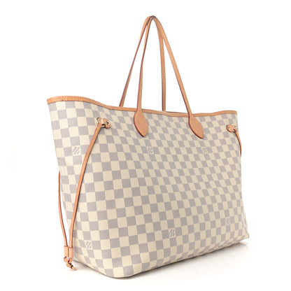 Louis Vuitton Damier Azur Neo Neverfull GM Rose Ballerine 4 of 9