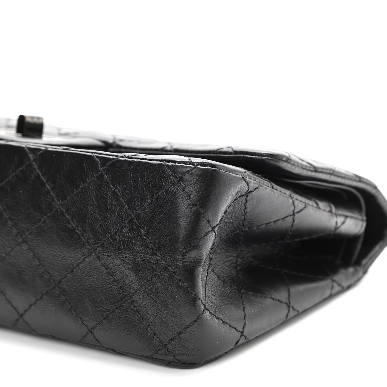 Chanel Aged Calfskin Quilted 2.55 Reissue 225 Flap So Black 10 of 11